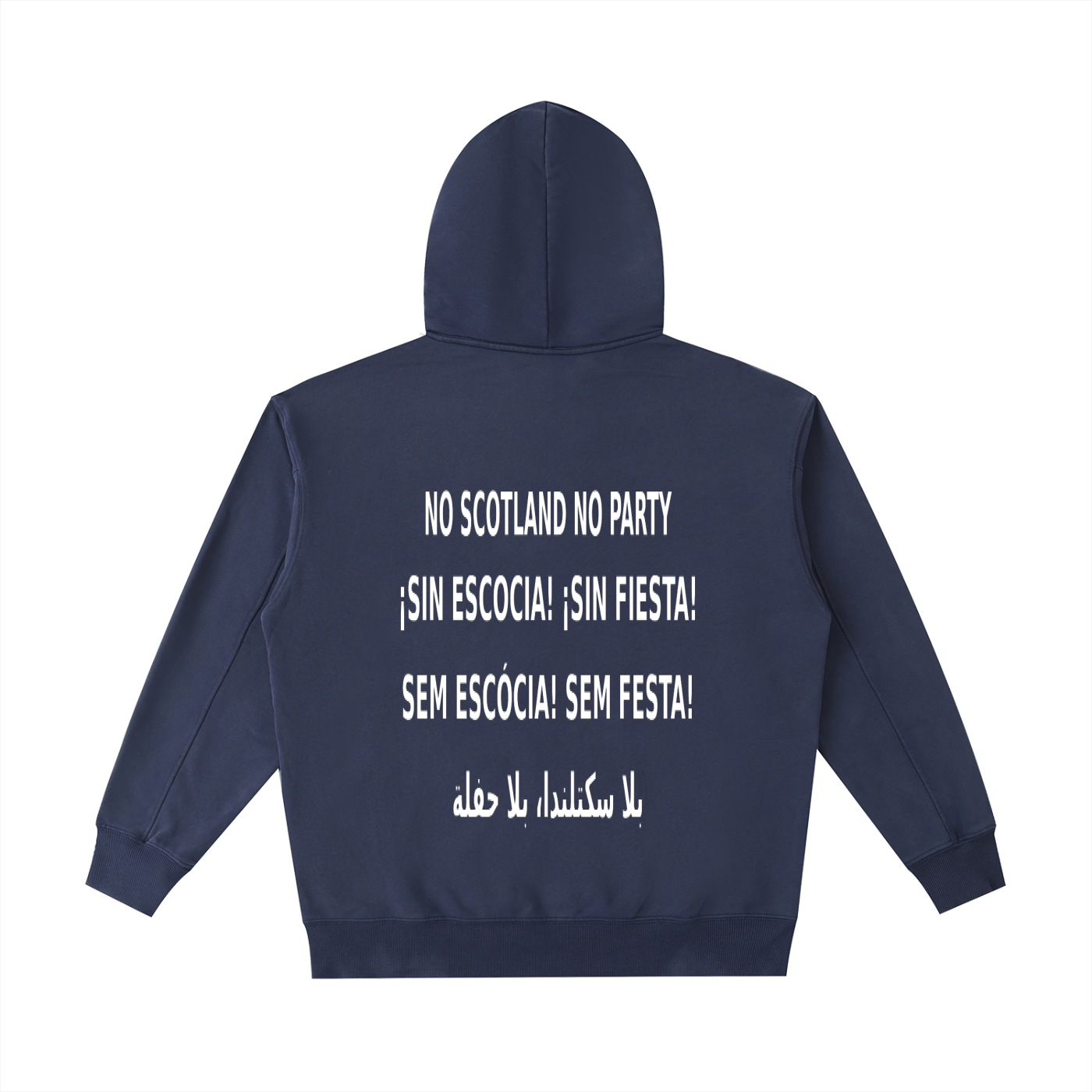 Vintage Washed Heavyweight Hoodie - NO SCOTLAND NO PARTY