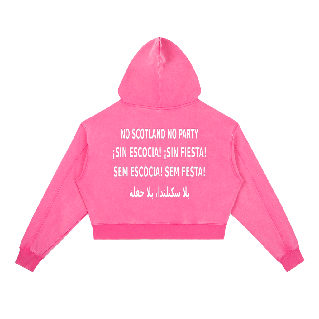 Vintage Washed Heavyweight Hoodie - NO SCOTLAND NO PARTY